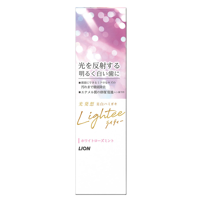 Lightee ハミガキ ホワイトローズミント 100g