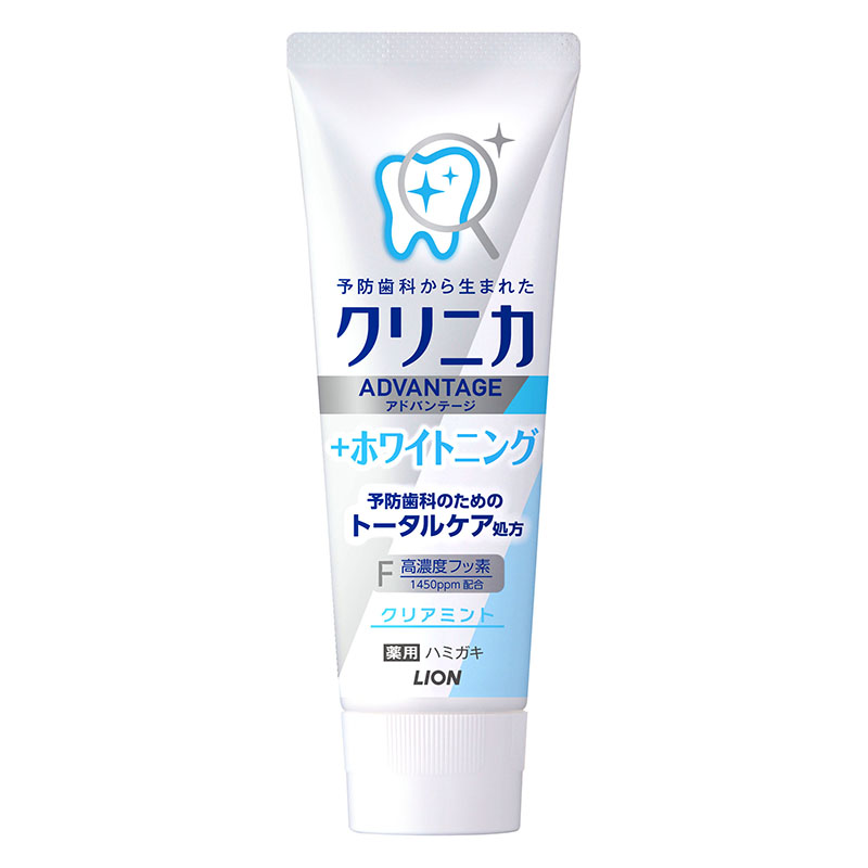 クリニカアドバンテージ+ホワイトニングハミガキクリアミント 130g