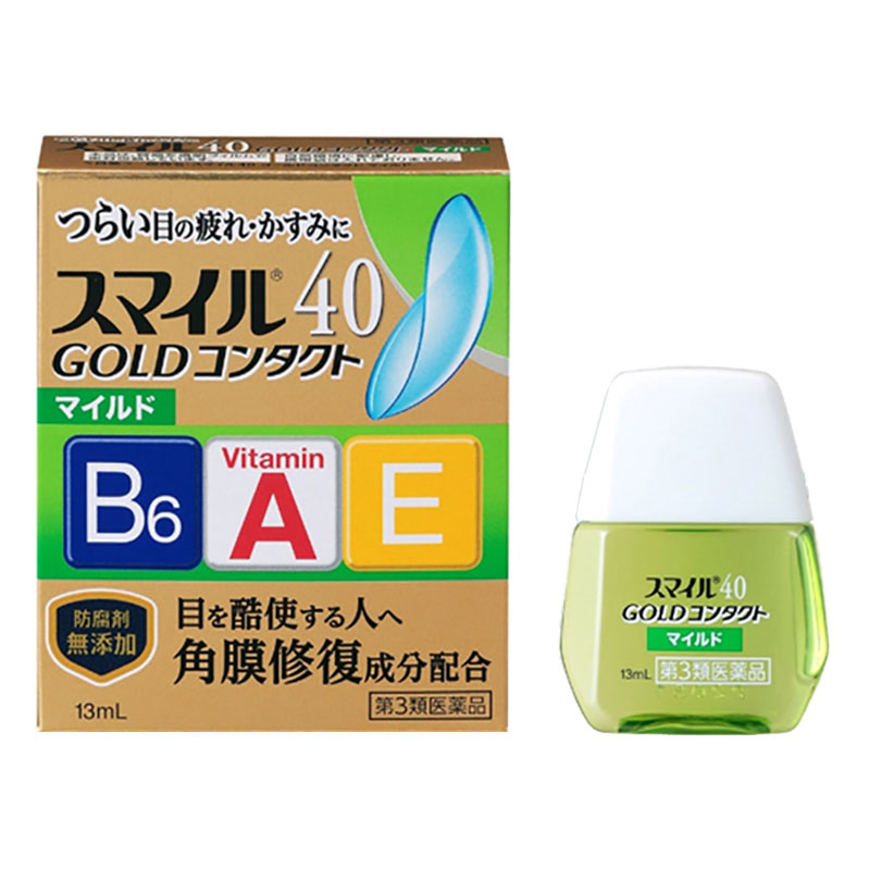 【第3類医薬品】 スマイル40 ゴールドコンタクト マイルド 13ml