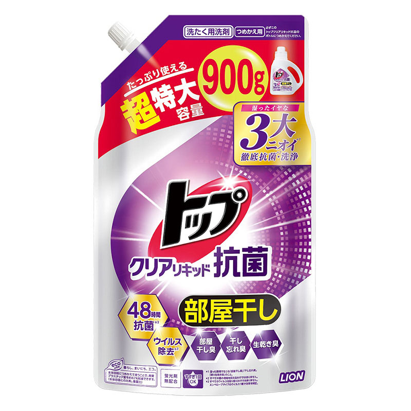 トップ クリアリキッド抗菌 つめかえ用超特大 900g