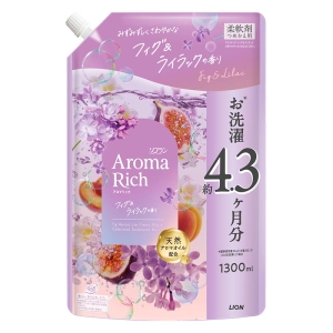 ソフラン アロマリッチ フィグ&ライラックの香り 詰め替え用 1300ml