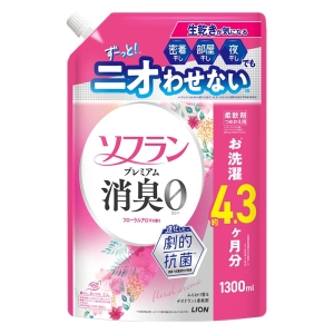 ソフランプレミアム消臭 フローラルアロマの香り 詰め替え用 1300ml