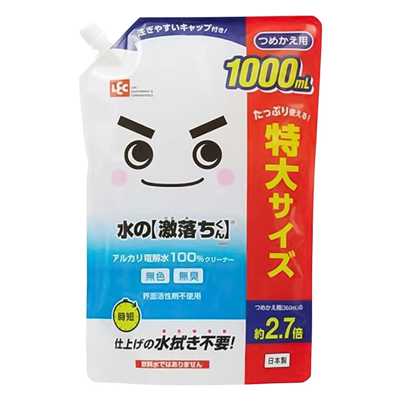 アルカリ電解水 水の激落ちくん 詰替 1000ml