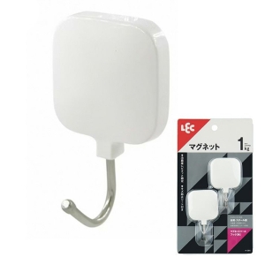 マグネットフック 角型 耐荷重1kg 2個入