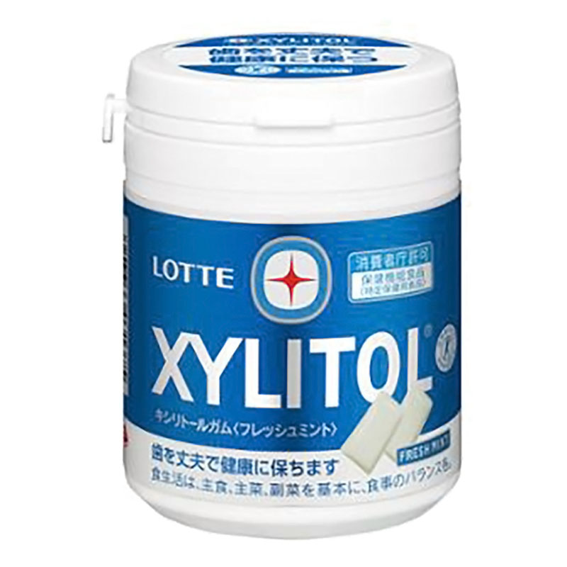 キシリトールガム フレッシュミント ボトル 133g【特定保険用食品】