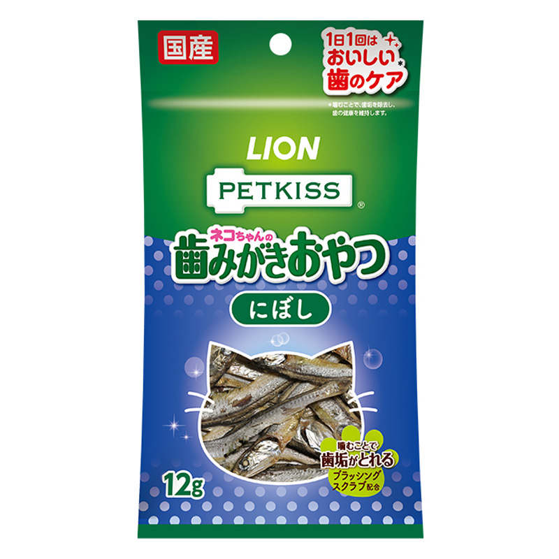 PETKISSネコちゃんの歯みがきおやつにぼし 12g