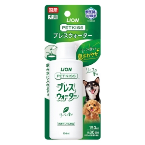 ペットケア用品 PETKISSブレスウォーターリーフの香り 150ml