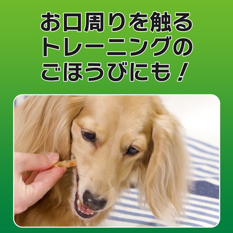 PETKISS ワンちゃんの歯みがきおやつ低脂肪ササミスティックプレーン 60g