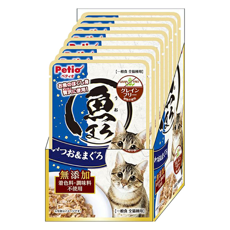 魚まろ かつお&まぐろ 60g×8袋