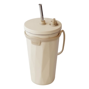 tote ストロー付2wayタンブラー 570ml アイボリー