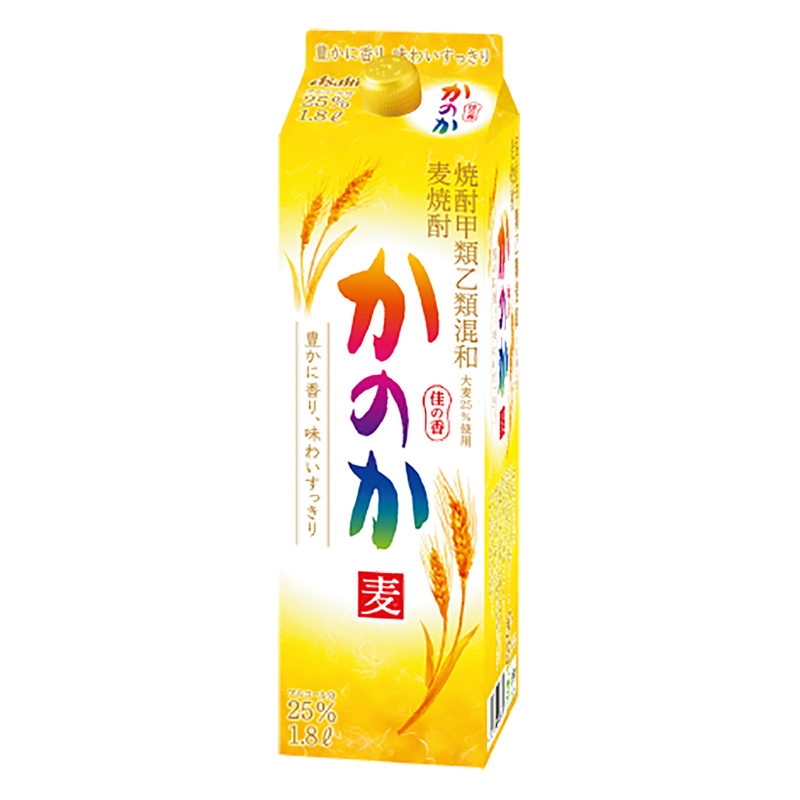 麦焼酎 かのか 焼酎甲類乙類混和 25度 1.8L
