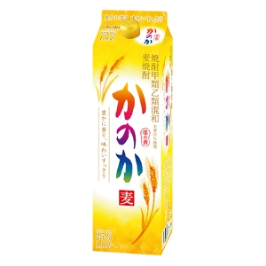 麦焼酎 かのか 焼酎甲類乙類混和 25度 1.8L