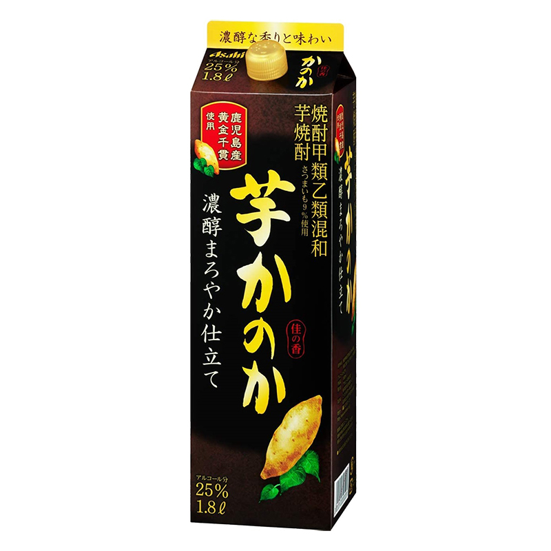 芋焼酎 かのか 濃醇まろやか仕立て 25度 紙パック 1800ml