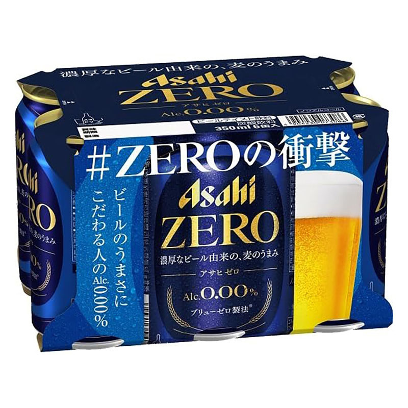 【ノンアルコール】アサヒゼロ 350ml×6缶