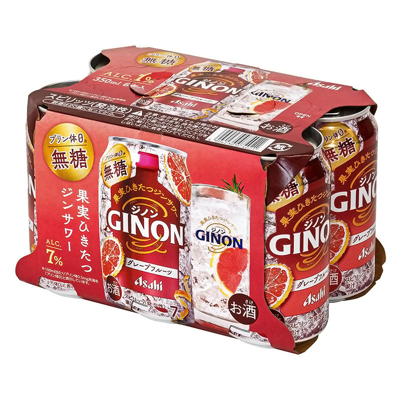 GINON グレープフルーツ 350ml×6缶パック
