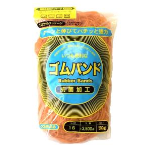 NKゴムバンド#16 500g アメ色