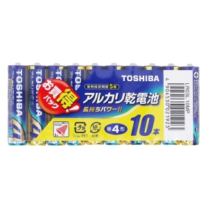 アルカリ乾電池 単四形 10本パック LR03L10MP