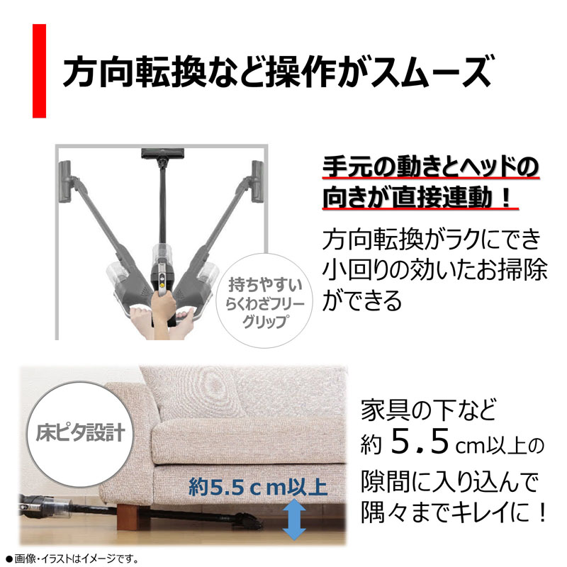 サイクロン式コードレスクリーナー VC-CLS11-S