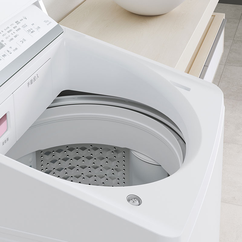 【お取り寄せ商品】10kg インバーター全自動洗濯機 ZABOON グランホワイト AW-10DPB5-W