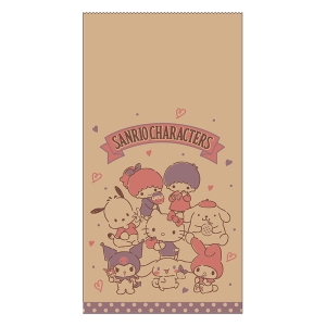 クラフトバック 12.7×24cm サンリオキャラクターズ 5枚入 シール付