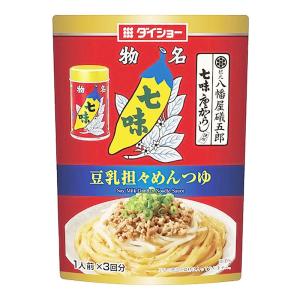 ダイショー 八幡屋礒五郎七味唐からし使用 豆乳担々めんつゆ 111g