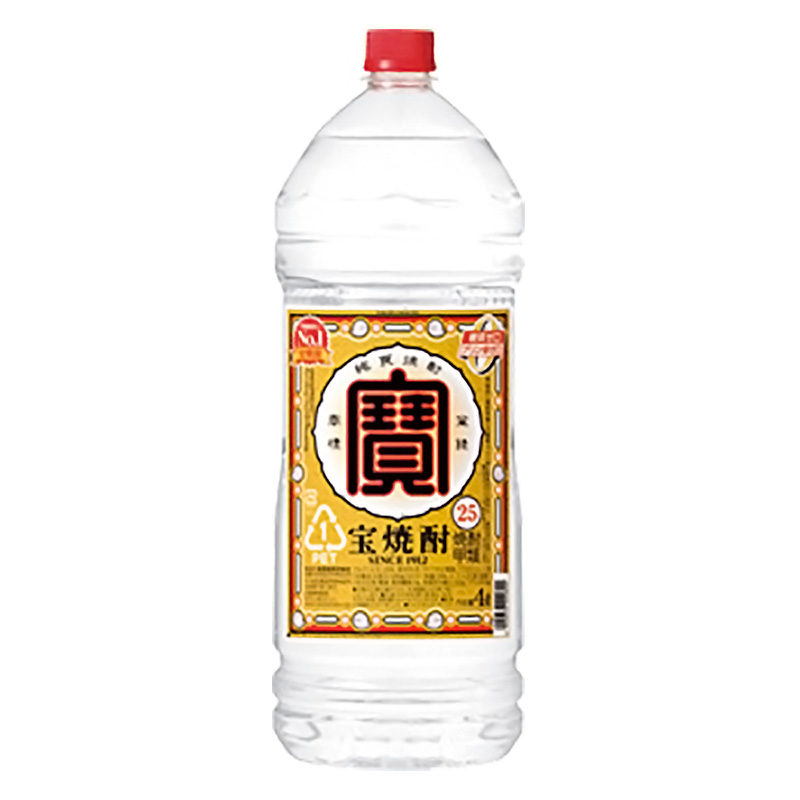 宝焼酎 25°4.0L エコペット