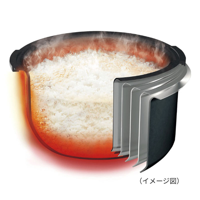 【お取り寄せ商品】5.5合炊 圧力IH炊飯ジャー〈炊きたて〉JRIB100W ホワイト