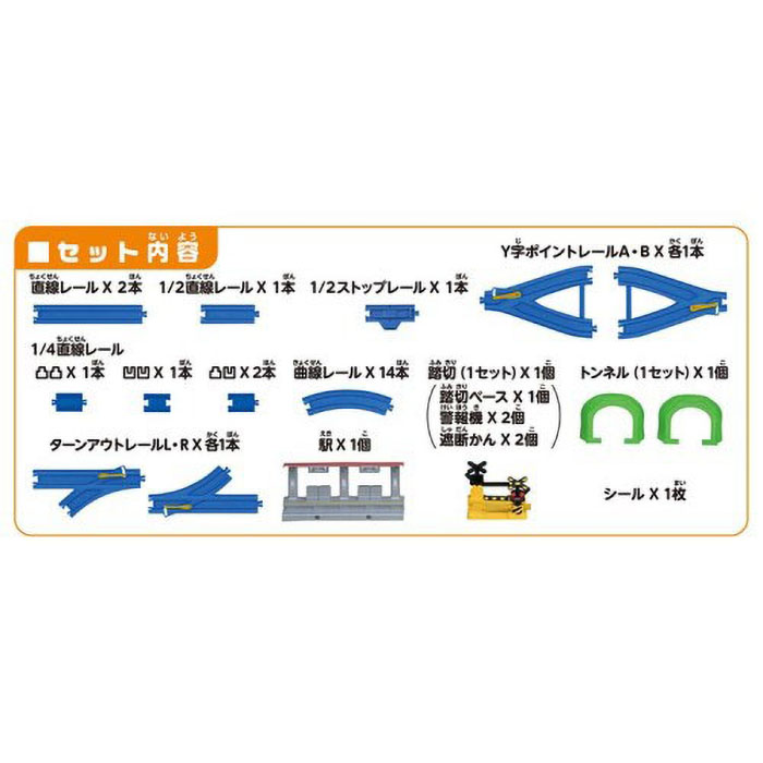 10のレイアウトがつくれる!ベーシックレールセット