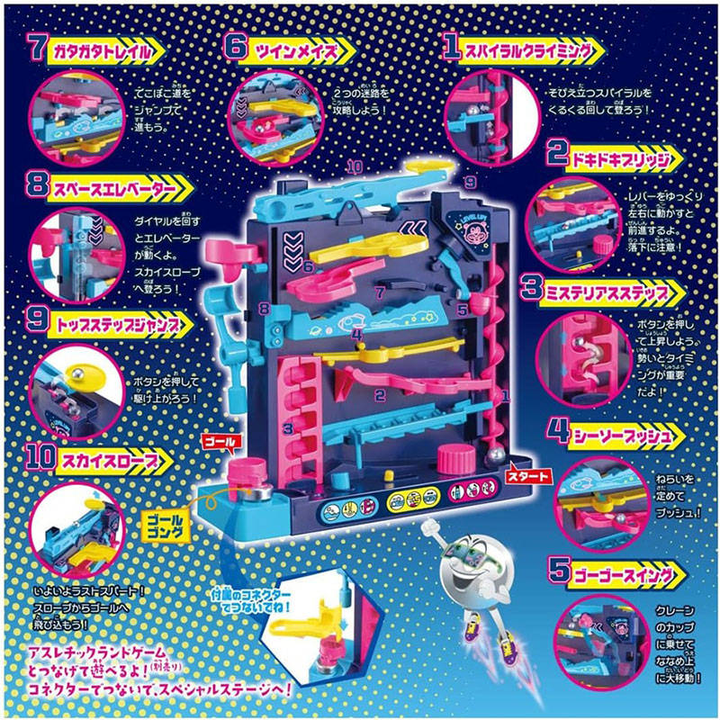 アスレチックランドゲーム レベルアップ