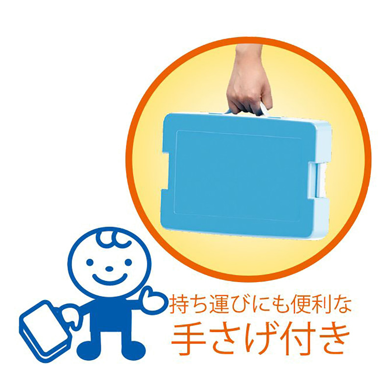 つながるパッチンおどうぐ箱 ブルー