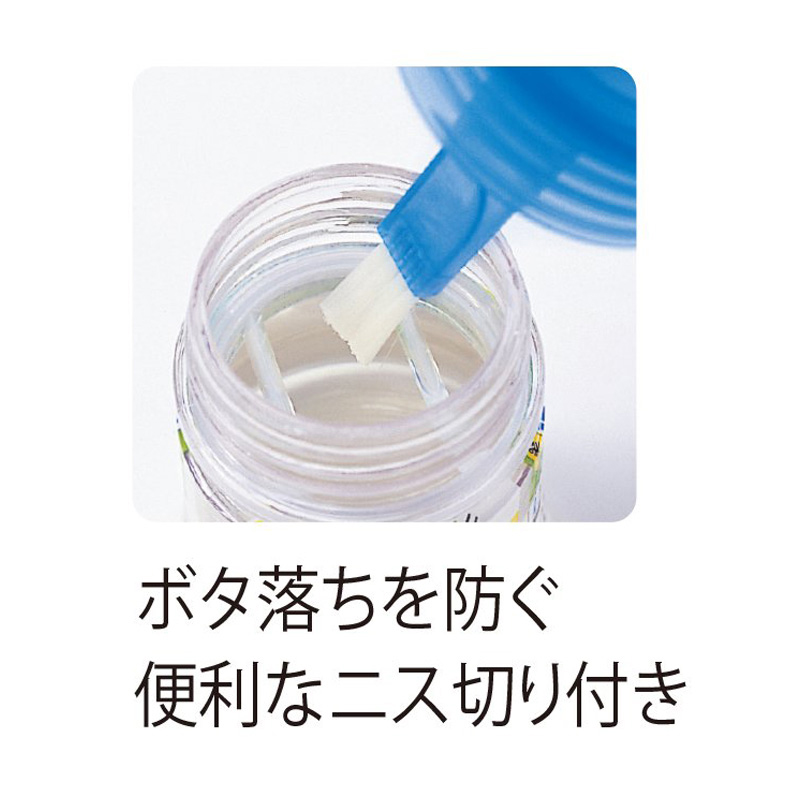 筆付きねんどニス