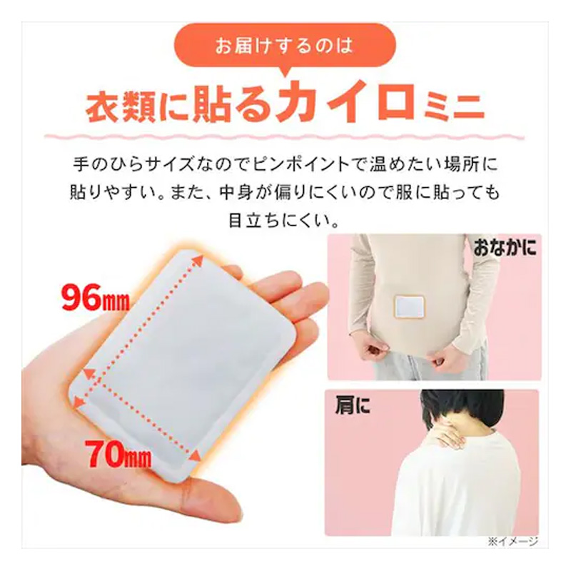 カイロ ぽかぽか家族貼るミニ 10個