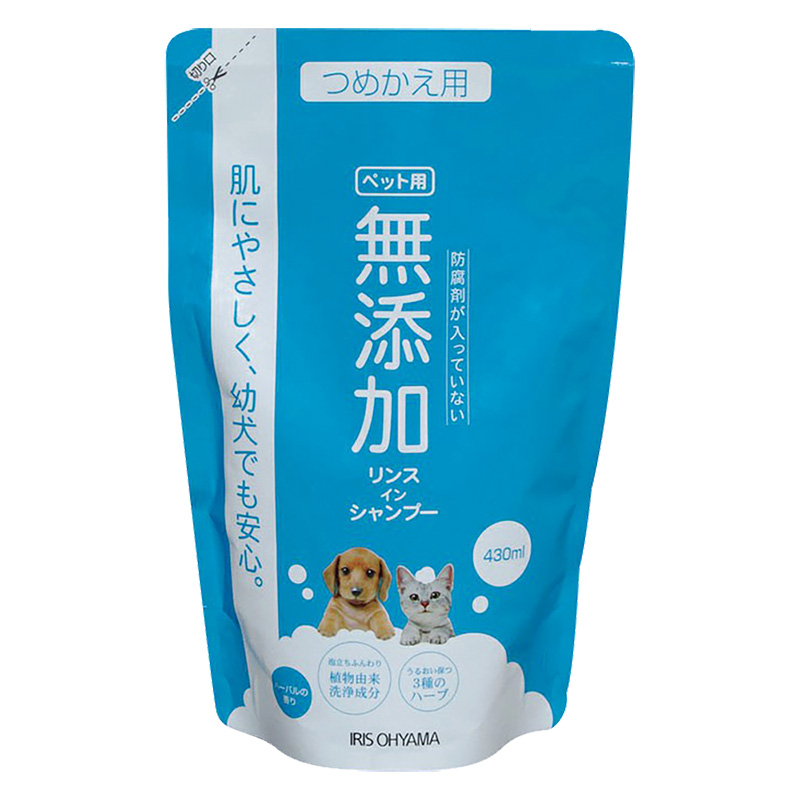 無添加リンスインシャンプー詰替 430ml