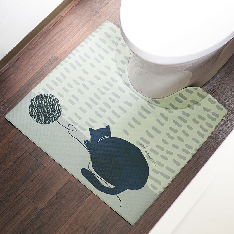 拭けるトイレマット 55×60cm シピ