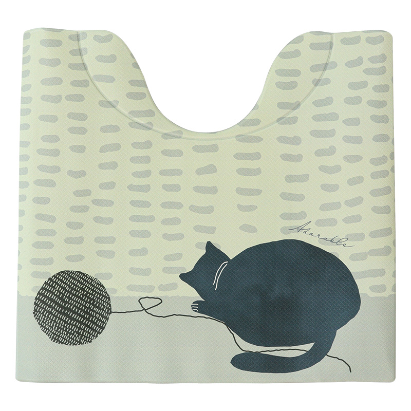 拭けるトイレマット 55×60cm シピ