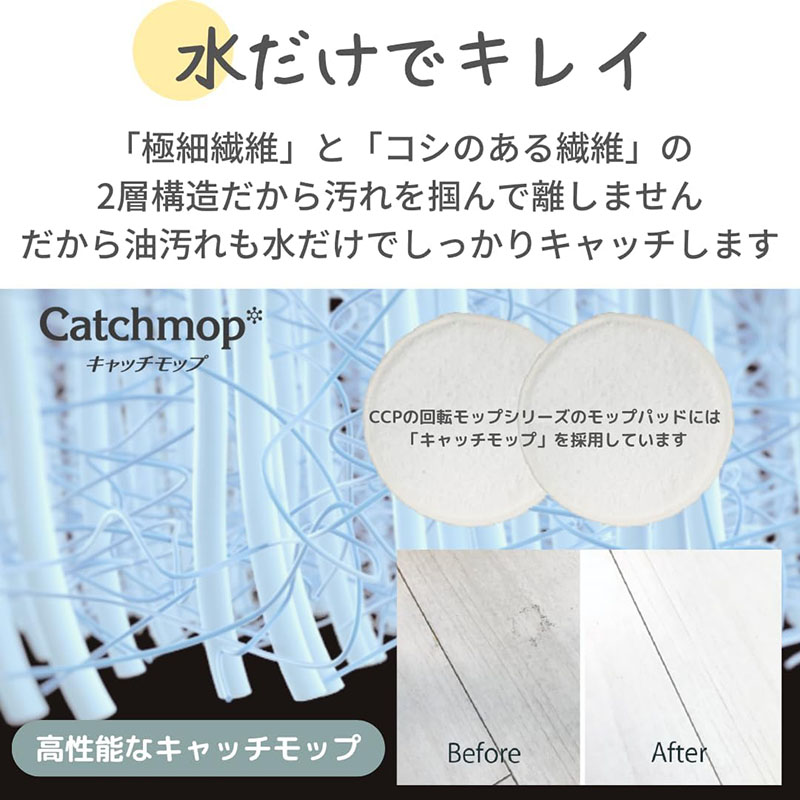 ハンディ回転モップ ZJ-MA41WH