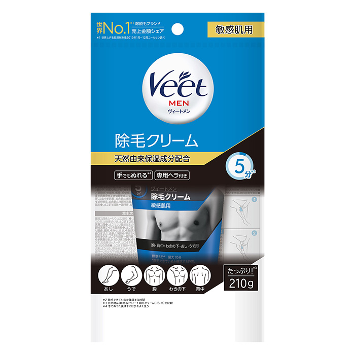 ヴィートメン 除毛クリーム 敏感肌用 210g
