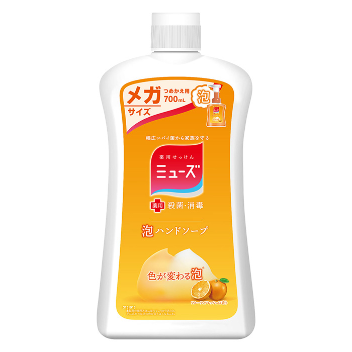 薬用石鹸 泡ミューズ フルーティフレッシュ メガ 詰替【医薬部外品】 700ml フルーティフレッシュ