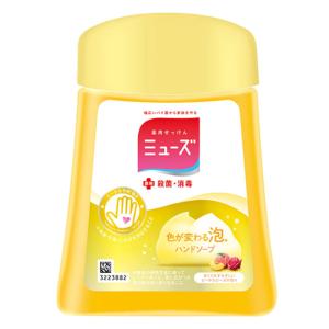 薬用石鹸 ミューズノータッチ 付替ボトルピーチ&ローズ【医薬部外品】 250ml
