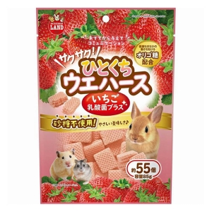 サクサク！ひとくちウエハース いちご 乳酸菌プラス 85g