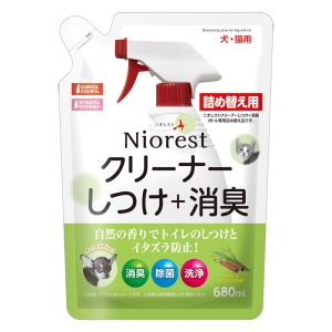 ニオレストクリーナー しつけ+消臭 詰め替え用 680ml