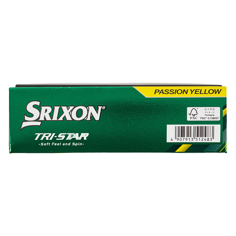 SRIXON TRY-STAR ゴルフボール プレミアムパッションイエロー 1ダース