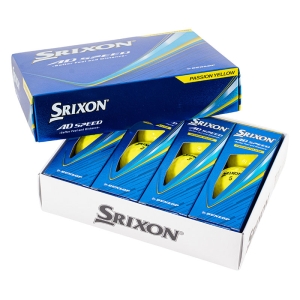 SRIXON AD SPEED ゴルフボール プレミアムパッションイエロー 1ダース