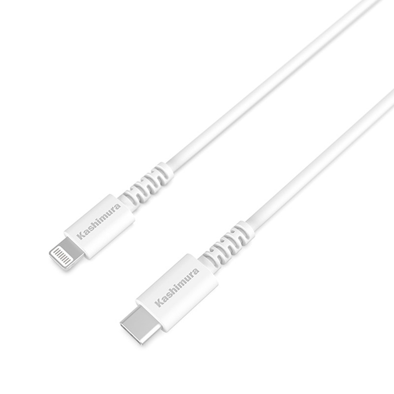 USB充電&同期ケーブル 1.2m C-LN ホワイト KL-123