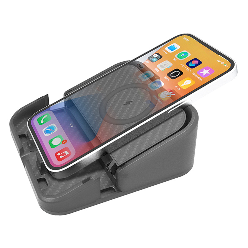 ワイヤレス充電スマホスタンド