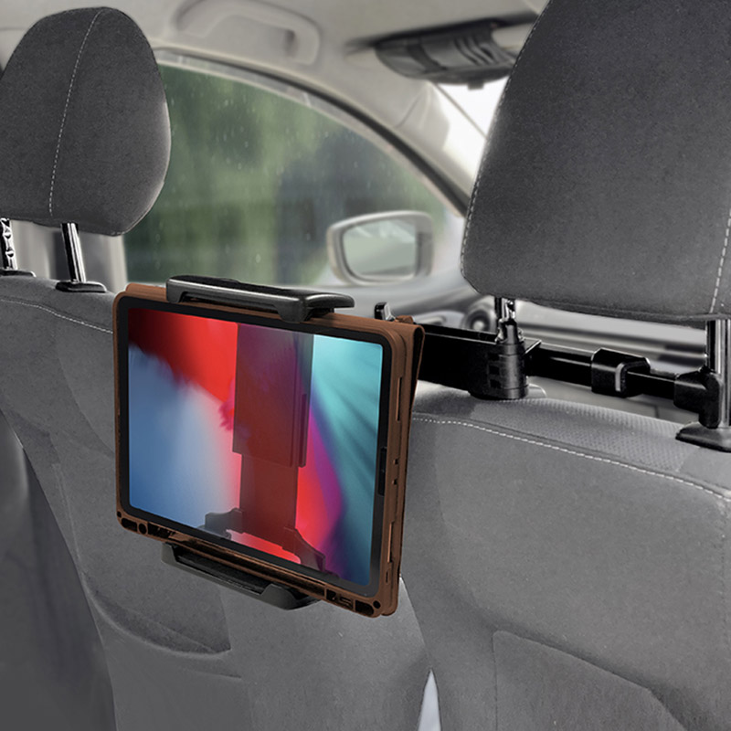 手帳型ケース対応タブレットホルダー ヘッドレスト専用