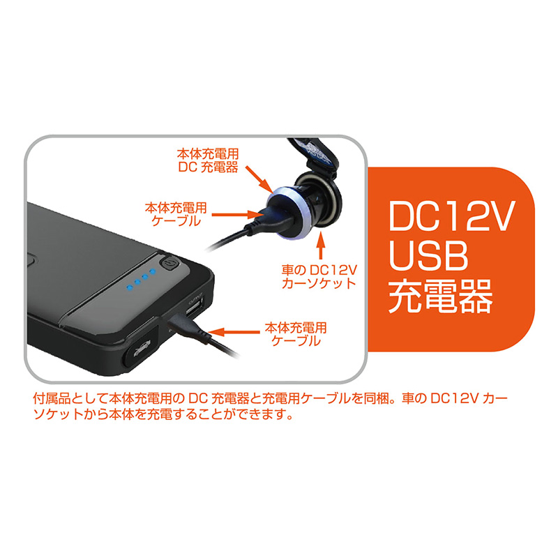 ジャンプスターター 4000mAh