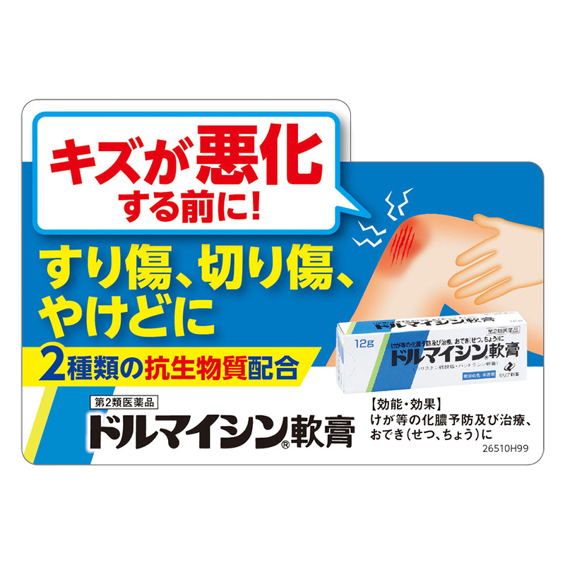 【第2類医薬品】ドルマイシン軟膏 12g
