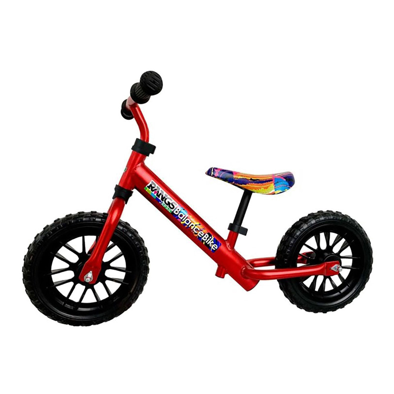 バランスバイクアルミボディ　マットレッド