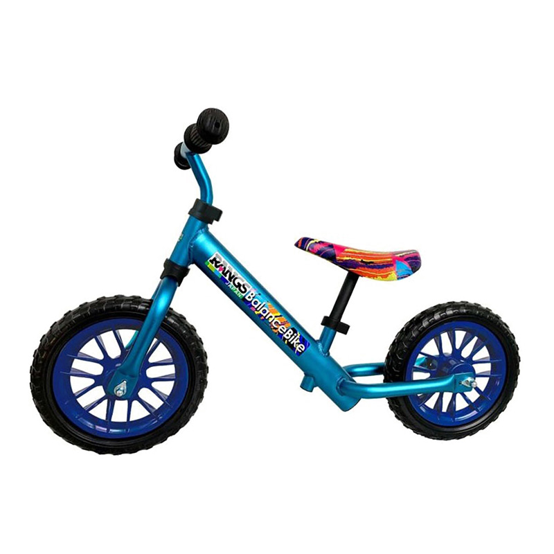 バランスバイクアルミボディ　マットブルー